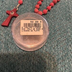 Rose scented Palo De Rosa Rosary with case $52 value